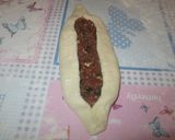 Pas rețetă Pide cu carne tocată, cașcaval și cârnați 2 fotografie
