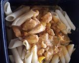 A picture of step 9 of Chicken a la King with mixed patty pans.