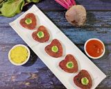 A picture of step 10 of Beetroot Kebab.