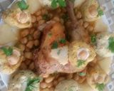 صورة لخطوة 4 من وصفة طاجين الشفلور بالدجاج بلمسة عصرية 🍜🍗