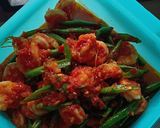 Foto langkah ke 6 dari resep Sambal udang buncis sederhana.