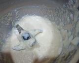 A picture of step 1 of Urad dal Pinni.