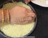 A picture of step 3 of Arabic Kunafeh.