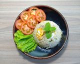 Hình bước làm 2 của món Cơm chiên trứng