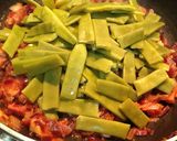 Foto del paso 13 de la receta Judías verdes con cebolla y jamón gratinadas