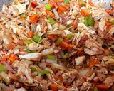 A picture of step 3 of Chicken vegetable Macroni.