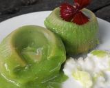 Foto langkah ke 8 dari resep Greentea / Matcha lava cake.