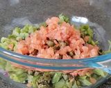 Foto del paso 4 de la receta: Tartar de judías verdes y salmón ahumado