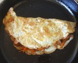 A picture of step 7 of Sausage & Carrot Omelette.
