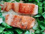 Creamy Tuscan Salmon versi saridele