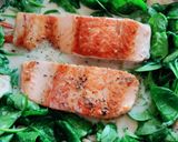 Foto langkah ke 7 dari resep Creamy Tuscan Salmon versi saridele.