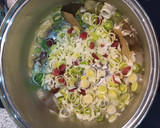 Foto del paso 2 de la receta: Guisado de verduras con jamón 🍲