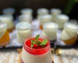 Hình bước làm 1 của món Panna cotta