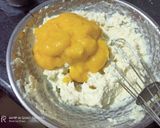 A picture of step 3 of Mango Shrikhand or Matho.