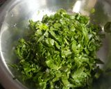 A picture of step 1 of Multigrain Spinach Paratha.