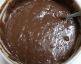 A picture of step 2 of Banana Chocolate Pancake Mix Cake.