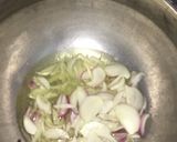 A picture of step 2 of Achari Sabzi.
