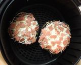 Foto langkah ke 3 dari resep Air Fryer Pizza Jamur Portobello #lowcarb #ketofriendly.