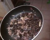A picture of step 3 of Wetfry Liver with chips #authormarathon.