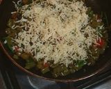 A picture of step 3 of Keto Nopales with Bacon.