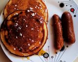 A picture of step 5 of CORN FLOUR PANCAKES 🥞😋. #breakfastideas.