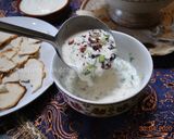 A picture of step 7 of Abdoogh Khiar (Iranian cold cucumber soup).