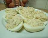 Foto del paso 6 de la receta: ✅🗣📢 Huevos rellenos de atún 🥚