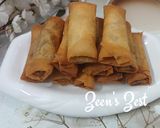 A picture of step 5 of Mutton Mince and Vegetable Spring Rolls.