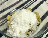 A picture of step 4 of Kesar Mawa Peda.