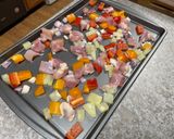 A picture of step 1 of Sweet & Sour Chicken.