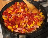 Une image de l'étape 19 de Gratin de légumes multicolores au lard, emmental et persil.