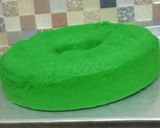 Foto langkah ke 7 dari resep Kue Bolu Kukus Pandan Keju 💕.