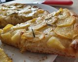 A picture of step 5 of Potato and Rosemary Focaccia with Sourdough Starter.