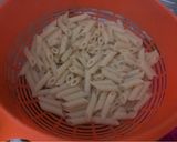 Foto del paso 7 de la receta Macarrones con pisto de verduras y crujiente de queso