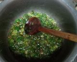 A picture of step 2 of Bengan ka bhurta.