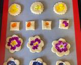 Edible flower cookies recipe step 3 photo
