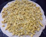A picture of step 4 of Bhakherwadi (pinwheel Masala wadi).