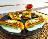 Foto del paso 6 de la receta: Quesadillas de garbanzos 🍴🥟 (apta para veganos 🌱)