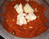 गाजर का टेस्टी हलवा (gajar ka tasty halwa recipe in Hindi) रेसिपी चरण 5 फोटो