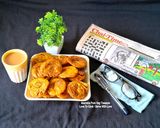 A picture of step 8 of Moong Dal Methi Masala Lachha Mathri - Tea Time Snacks.