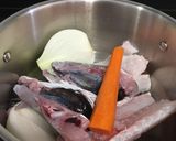 A picture of step 1 of Marmitako.