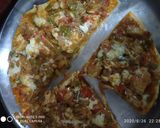 A picture of step 3 of Cheese burst pizza.