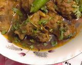A picture of step 4 of Mutton karhai.