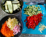 Foto del paso 2 de la receta: Lasaña de berenjena rellena de verduras