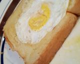 A picture of step 4 of Eggs in a Basket.