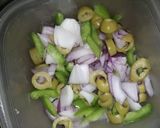 A picture of step 7 of Simple Tikka Pizza.