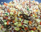 Foto del paso 10 de la receta: Arroz tricolor con verduritas y curry