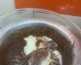 A picture of step 2 of Chocolate almond fudge.