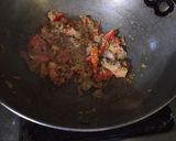 A picture of step 3 of ChhenaTarkary (Curry).