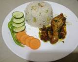 Fried chicken with vegetable rice recipe step 4 photo